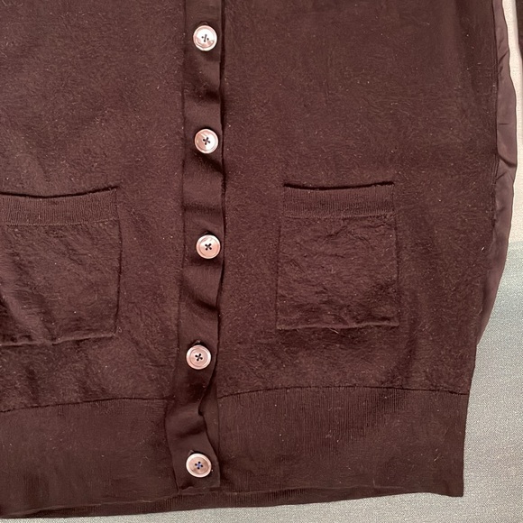 Paul Smith Black Label Wool Knit Cardigan with Silk Back - Picture 4 of 14